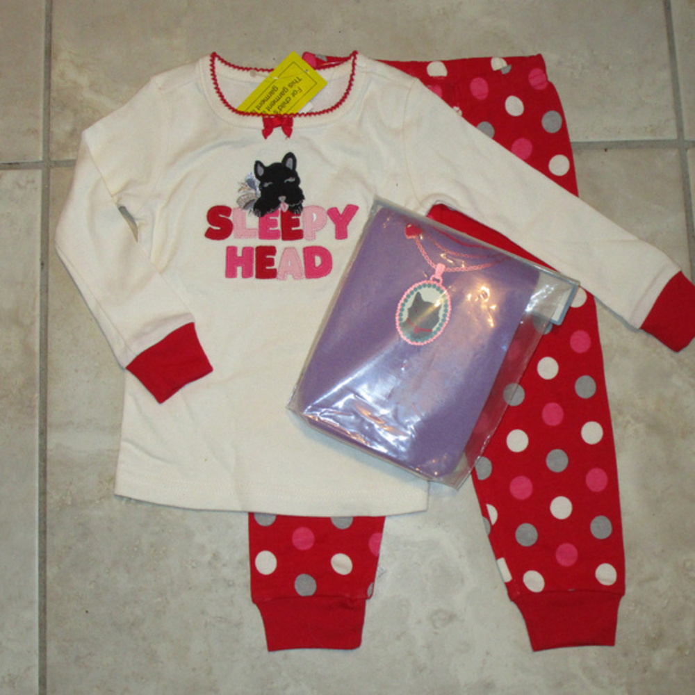 NWT Gymboree Baby Gap Girls x2 Winter PJ's 2T
